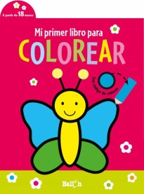 Mi primer libro para colorear- mariposa