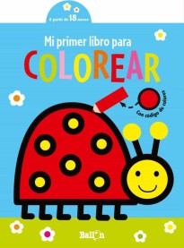 Mi Primer libro para colorear- mariquita