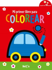 Mi primer libro para colorear- coche
