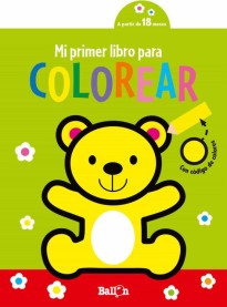 Mi primer libro para colorear- osito