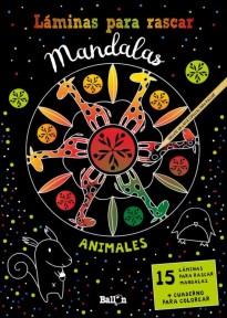Láminas para rascar Mandalas - Animales