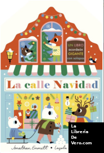 La calle navidad. Libro acordeón